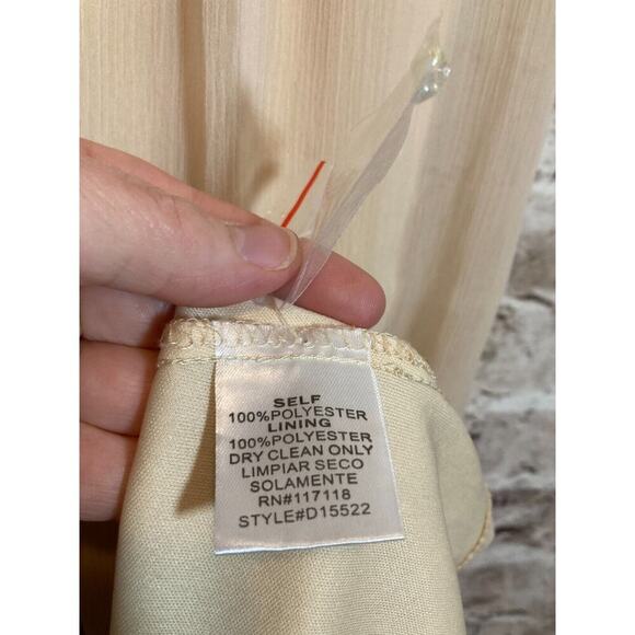 Soieblu Maxi Dress Women Small Chiffon Coquette Beaded Flowy Party Evening Flowy - Picture 14 of 14